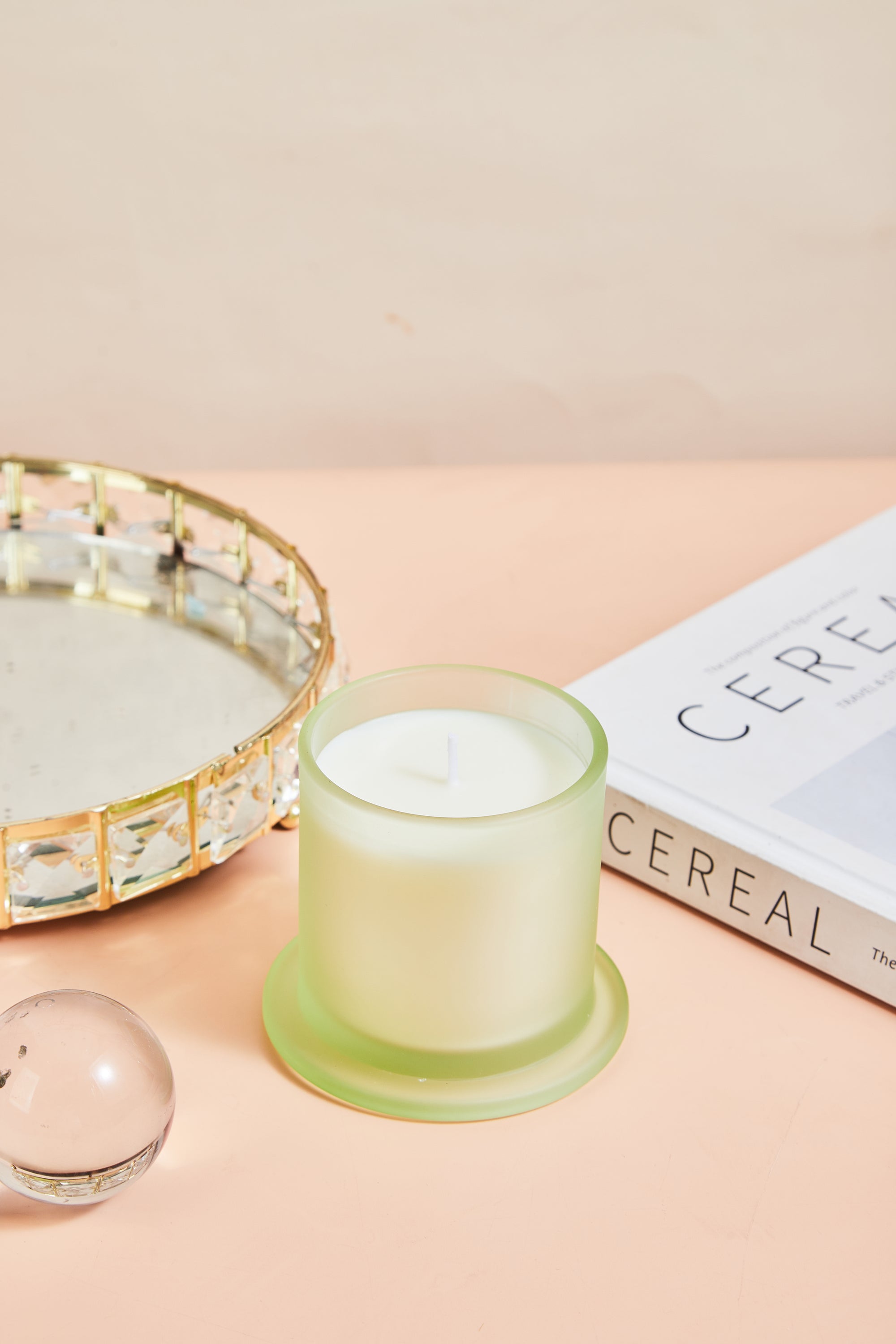 "Revitalizing" scented candle