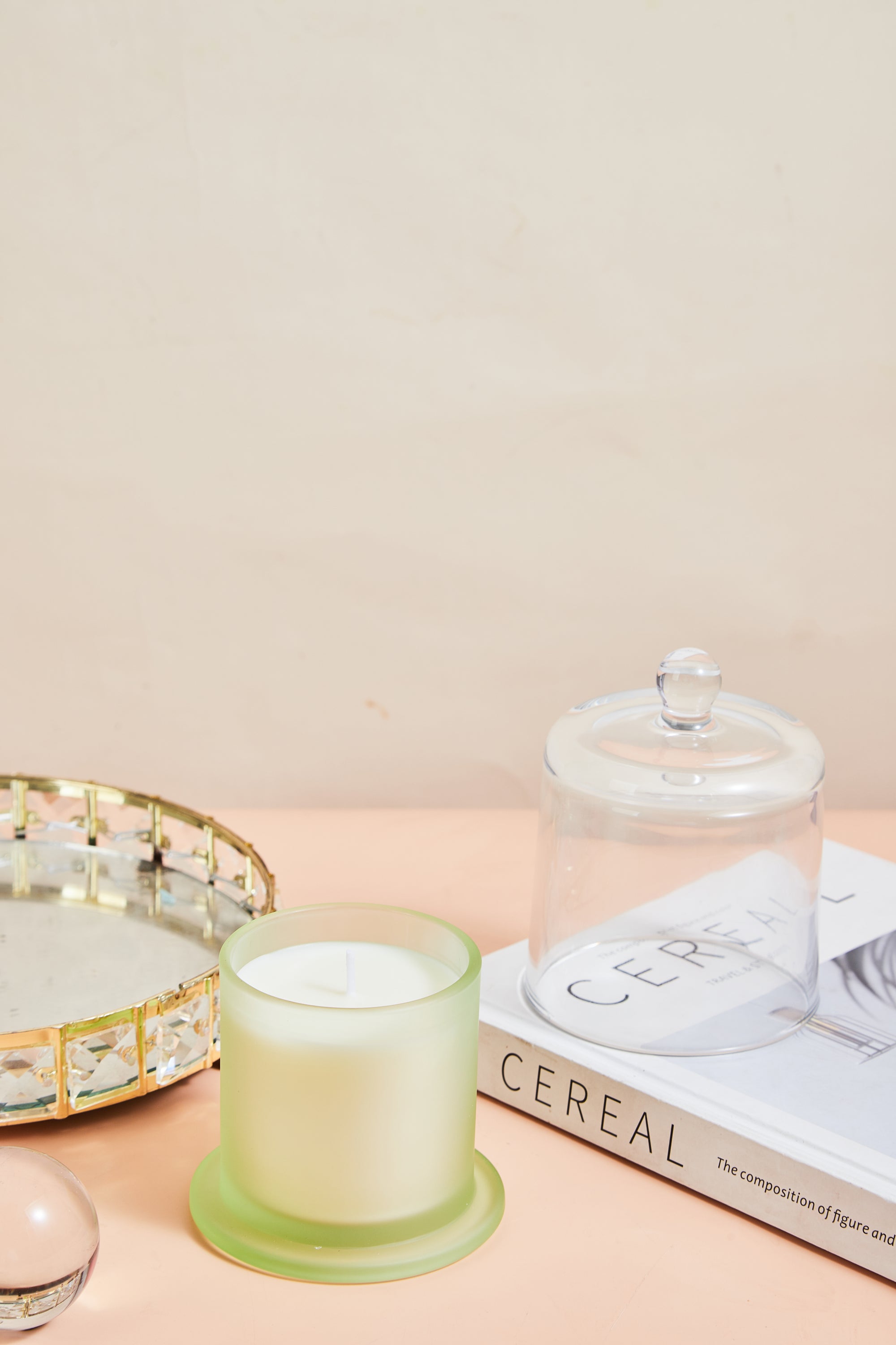 "Revitalizing" scented candle