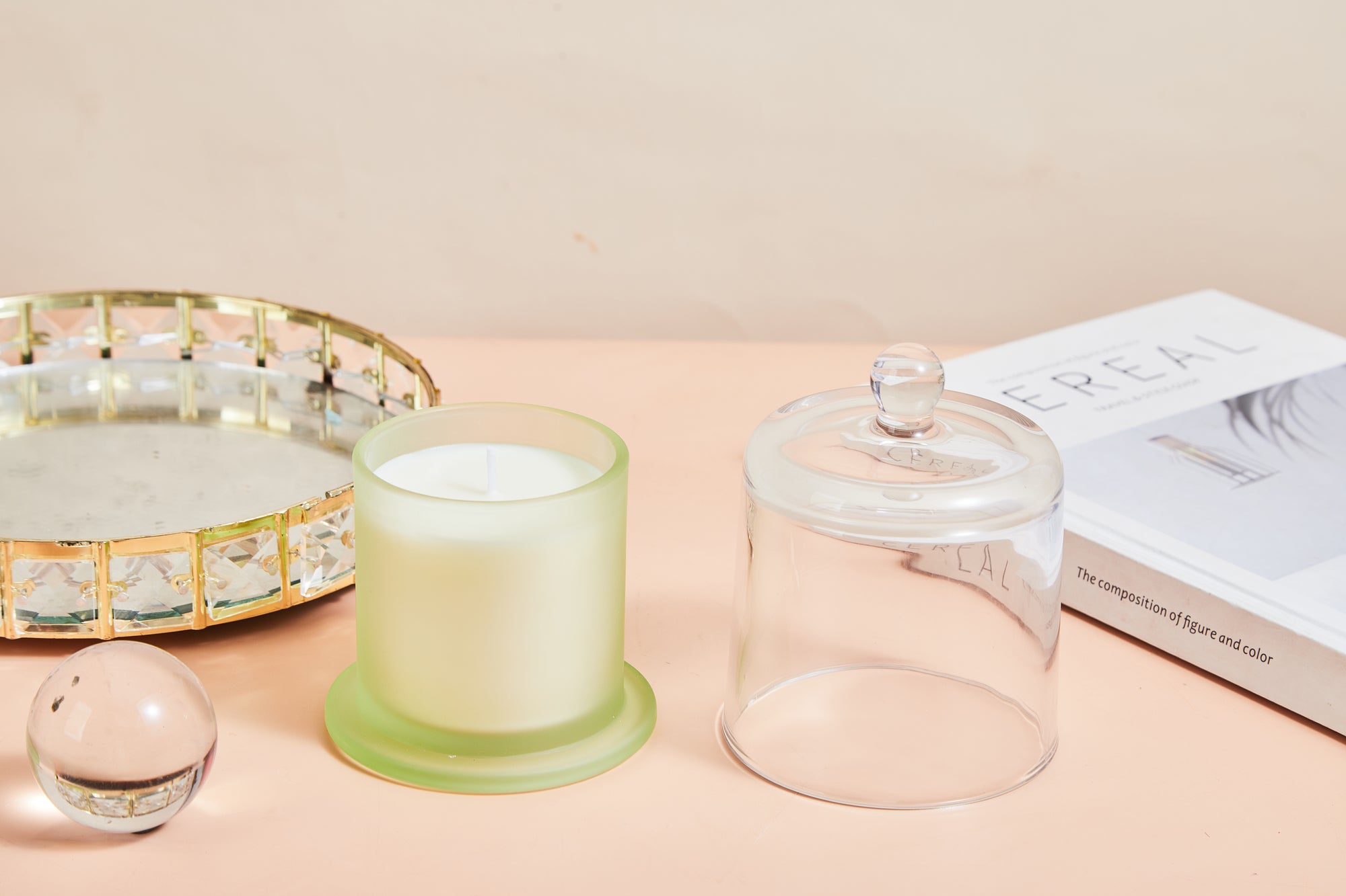 "Revitalizing" scented candle