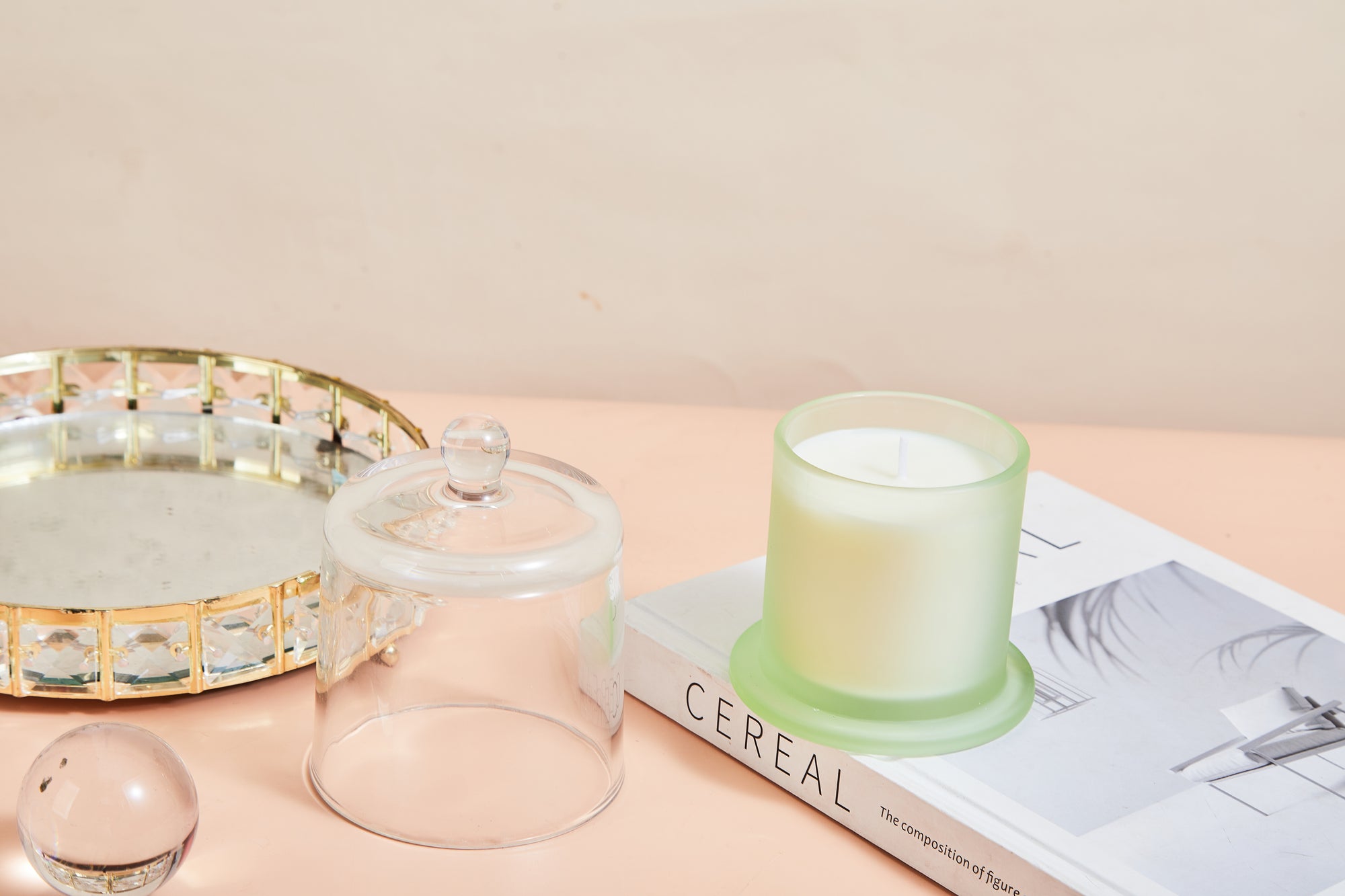 "Revitalizing" scented candle